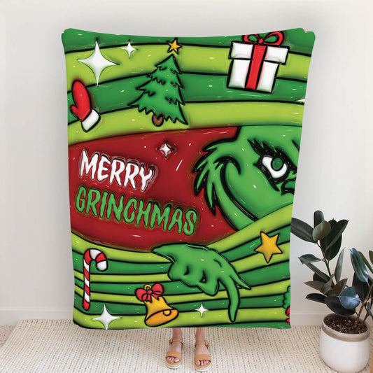3D плед Грінч Merry Grinchmas [603]