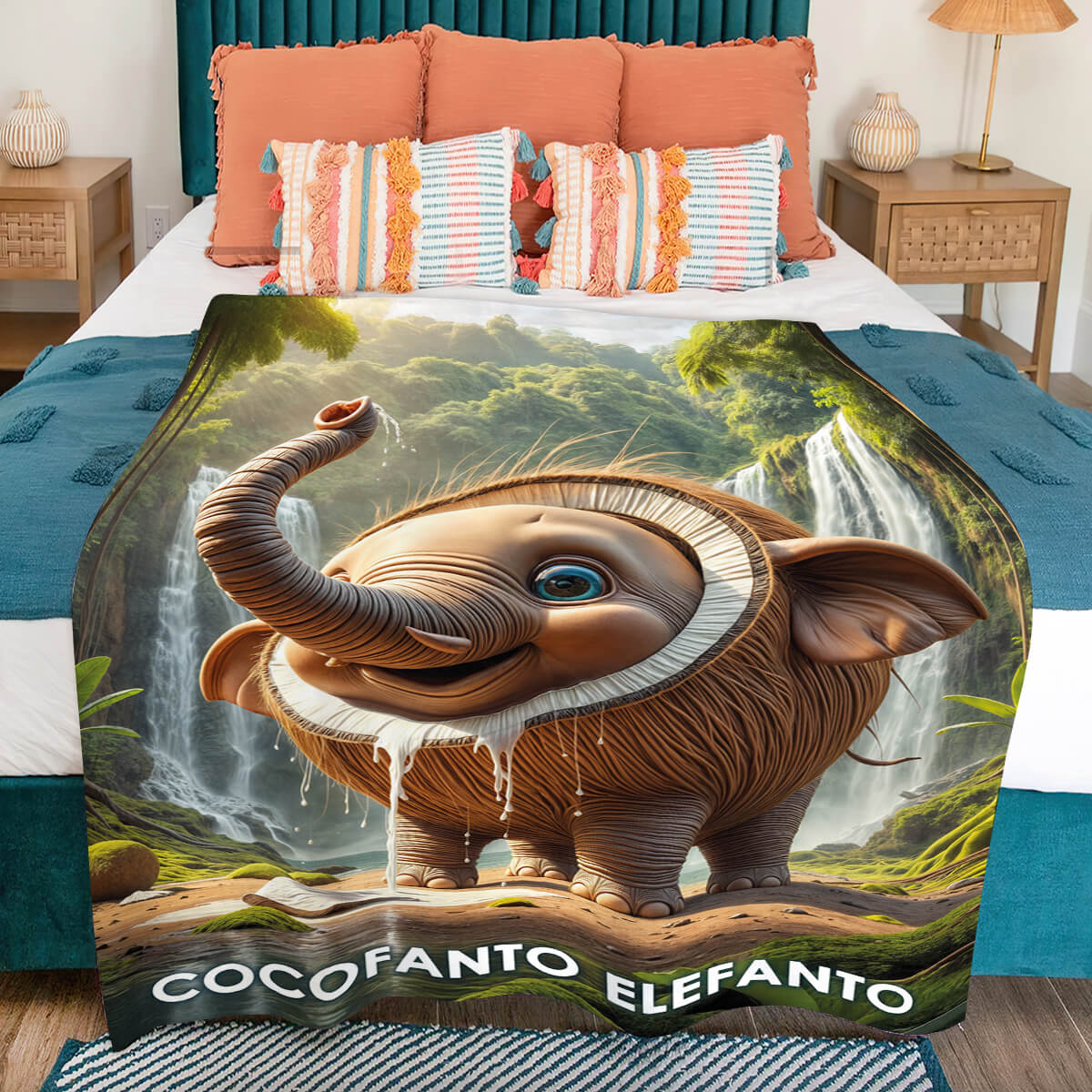 Мем-плед Cocofanto Elefanto, другий ракурс