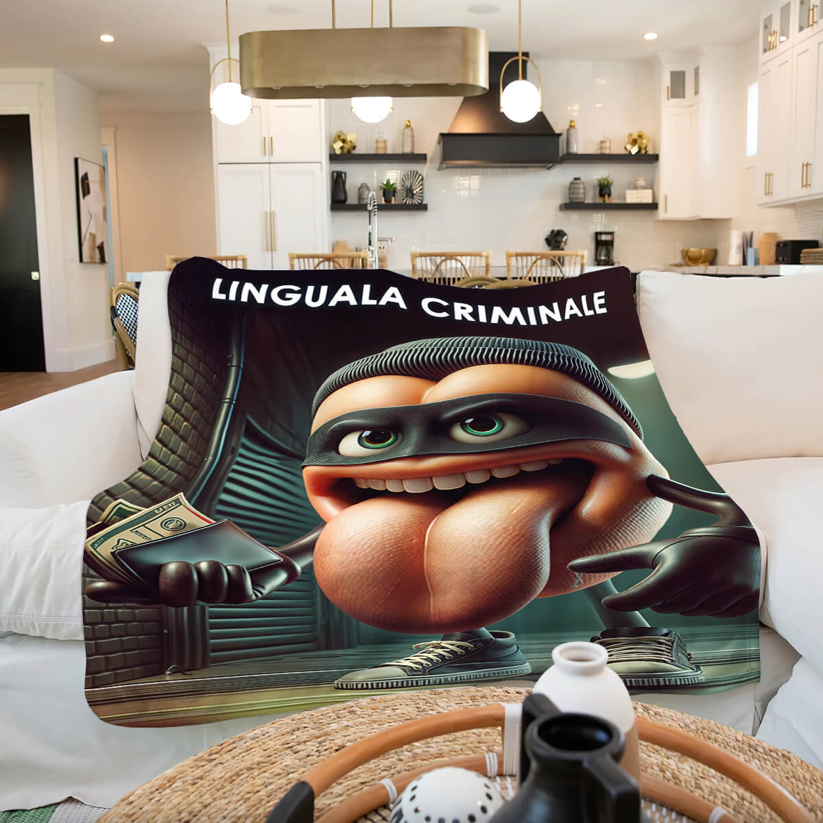 Мем-плед Linguala Criminale, другий ракурс