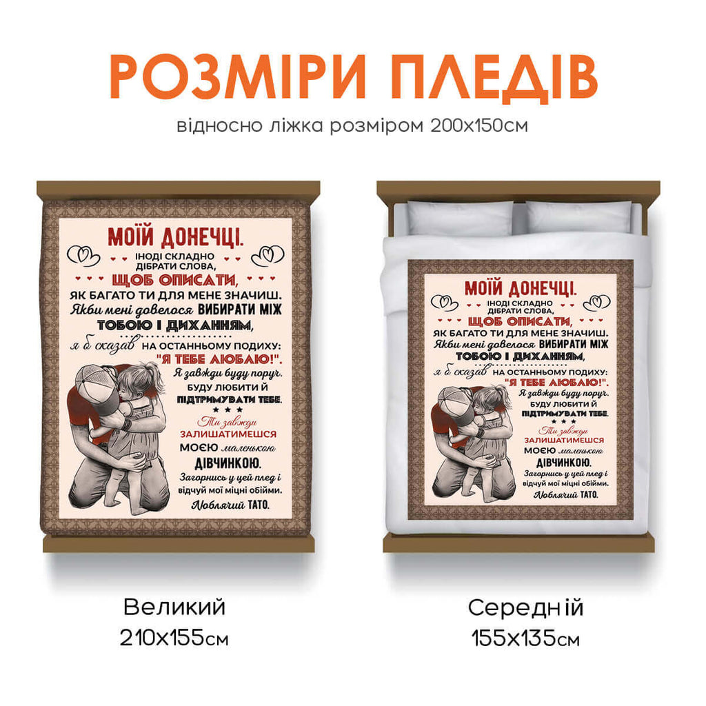 Незвичайні пледи з написом "Для моєї бабусі" подарунок бабусі від онука [461]