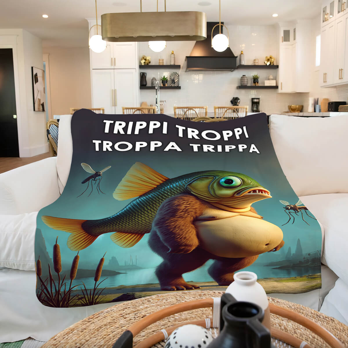 Мем-плед Trippi Troppi, другий ракурс