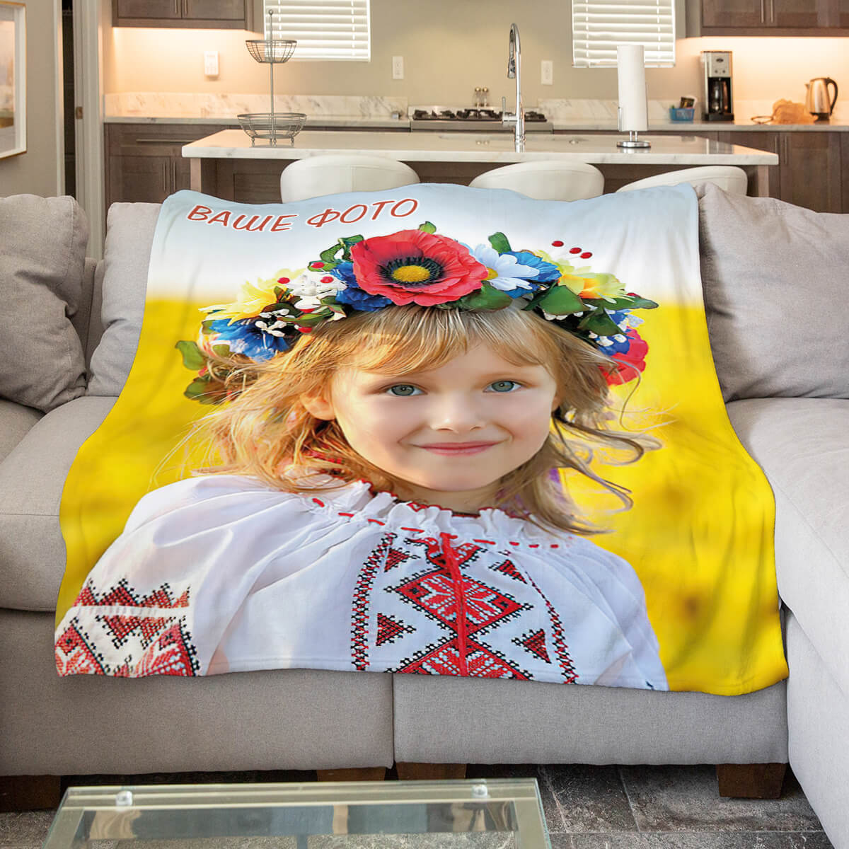 Плюшевий фотоплед із власним знімком, другий ракурс